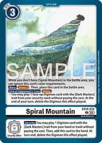 Spiral Mountain - Sinister Order - Digimon Card Game card