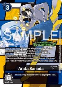 Arata Sanada (Evolution Cup 2025 Vol. 2) - Battle of Omni - Digimon Card Game card
