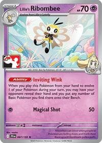 Lillie's Ribombee - Prize Pack Series Cards - Pokemon card