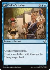 Sokka's Haiku - Avatar: The Last Airbender - Magic: The Gathering card