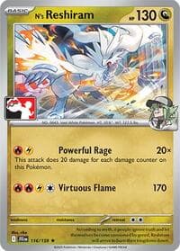 N's Reshiram - Prize Pack Series Cards - Pokemon card