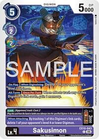 Sakusimon - Sinister Order - Digimon Card Game card
