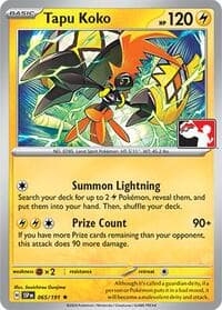 Tapu Koko - Prize Pack Series Cards - Pokemon card