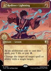 Redirect Lightning (Showcase) - Avatar: The Last Airbender - Magic: The Gathering card