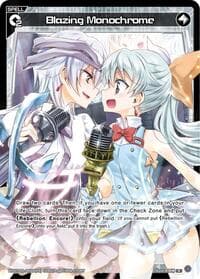 Blazing Monochrome (Parallel) // Rebellion: Encore! (Non-Foil) - Conflated Diva - WIXOSS card