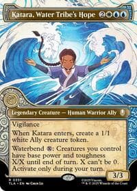 Katara, Water Tribe's Hope (Showcase) - Avatar: The Last Airbender - Magic: The Gathering card