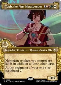 Toph, the First Metalbender (Showcase) - Avatar: The Last Airbender - Magic: The Gathering card
