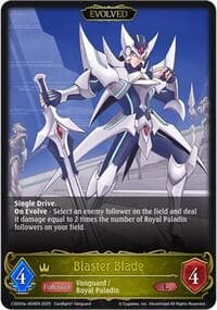 Blaster Blade (Evolved) - CSD03: Cardfight!! Vanguard - Shadowverse: Evolve card