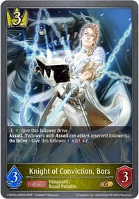 Knight of Conviction, Bors - CSD03: Cardfight!! Vanguard - Shadowverse: Evolve card