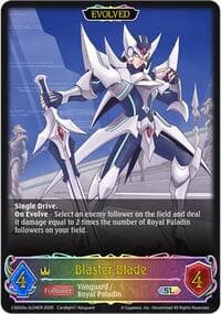 Blaster Blade (SL) (Evolved) - CSD03: Cardfight!! Vanguard - Shadowverse: Evolve card