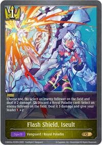 Flash Shield, Iseult - P03EN (Foil) - CSD03: Cardfight!! Vanguard - Shadowverse: Evolve card
