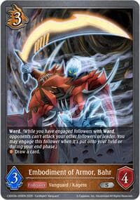 Embodiment of Armor, Bahr - CSD03: Cardfight!! Vanguard - Shadowverse: Evolve card