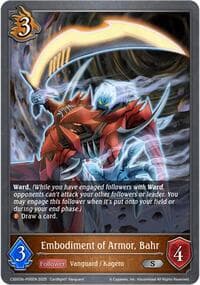Embodiment of Armor, Bahr - P06EN (Foil) - CSD03: Cardfight!! Vanguard - Shadowverse: Evolve card
