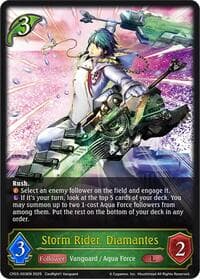 Storm Rider, Diamantes - CP03: Cardfight!! Vanguard - Shadowverse: Evolve card