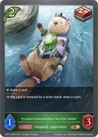 Pyroxene Communications Sea Otter Soldier - CP03: Cardfight!! Vanguard - Shadowverse: Evolve card