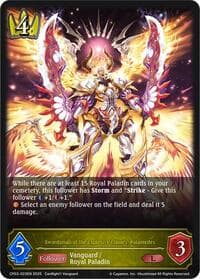 Swordsman of the Explosive Flames, Palamedes - CP03: Cardfight!! Vanguard - Shadowverse: Evolve card