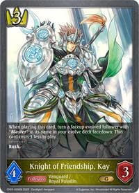 Knight of Friendship, Kay - CP03: Cardfight!! Vanguard - Shadowverse: Evolve card