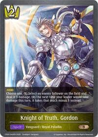 Knight of Truth, Gordon - CP03: Cardfight!! Vanguard - Shadowverse: Evolve card