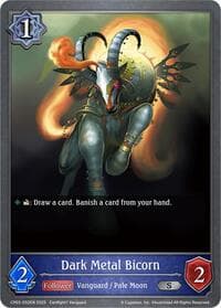 Dark Metal Bicorn - CP03: Cardfight!! Vanguard - Shadowverse: Evolve card