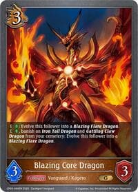 Blazing Core Dragon - CP03: Cardfight!! Vanguard - Shadowverse: Evolve card