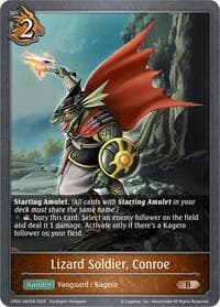 Lizard Soldier, Conroe - CP03: Cardfight!! Vanguard - Shadowverse: Evolve card
