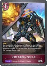 Dark Shield, Mac Lir - CP03: Cardfight!! Vanguard - Shadowverse: Evolve card
