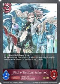 Witch of Nostrum, Arianrhod - CP03: Cardfight!! Vanguard - Shadowverse: Evolve card