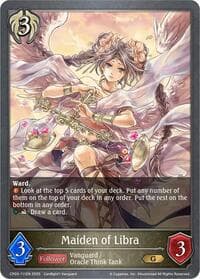 Maiden of Libra - CP03: Cardfight!! Vanguard - Shadowverse: Evolve card