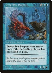 Deep-Sea Serpent - Portal - Magic: The Gathering card