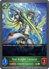 Tear Knight, Lazarus - P06EN (Foil) - CP03: Cardfight!! Vanguard - Shadowverse: Evolve card