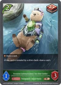 Pyroxene Communications Sea Otter Soldier - P10EN (Foil) - CP03: Cardfight!! Vanguard - Shadowverse: Evolve card