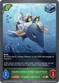 Dolphin Soldier of High Speed Raids - P11EN (Foil) - CP03: Cardfight!! Vanguard - Shadowverse: Evolve card