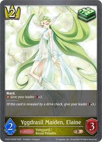 Yggdrasil Maiden, Elaine - P26EN (Foil) - CP03: Cardfight!! Vanguard - Shadowverse: Evolve card