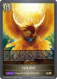 Luck Bird - P86EN (Foil) - CP03: Cardfight!! Vanguard - Shadowverse: Evolve card