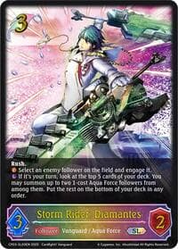 Storm Rider, Diamantes (SL) - CP03: Cardfight!! Vanguard - Shadowverse: Evolve card