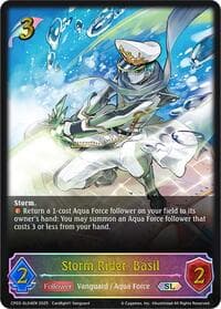 Storm Rider, Basil (SL) - CP03: Cardfight!! Vanguard - Shadowverse: Evolve card