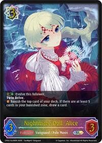 Nightmare Doll, Alice (SL) - CP03: Cardfight!! Vanguard - Shadowverse: Evolve card