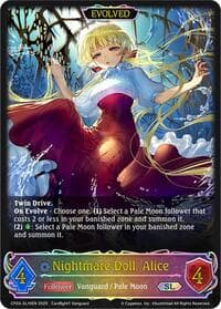 Nightmare Doll, Alice (Evolved)  (SL) - CP03: Cardfight!! Vanguard - Shadowverse: Evolve card