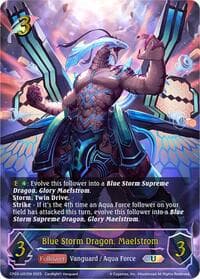 Blue Storm Dragon, Maelstrom (U) - CP03: Cardfight!! Vanguard - Shadowverse: Evolve card