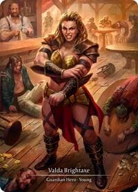 Valda Brightaxe (Marvel) - Mastery Pack Guardian - Flesh and Blood TCG card
