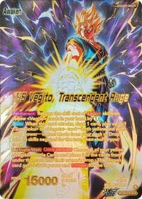 Vegito // SS Vegito, Transcendent Rage (SLR) - Prismatic Clash - Dragon Ball Super: Masters card