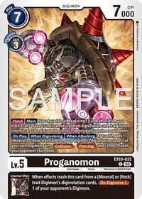 Proganomon - Sinister Order - Digimon Card Game card