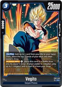 Vegito - Wish For Shenron - Dragon Ball Super: Fusion World card