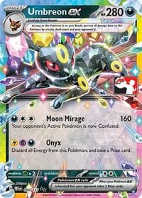 Umbreon ex - Prize Pack Series Cards - Pokemon card