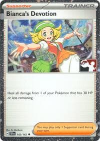 Bianca's Devotion - 142/162 (Cosmos Holo) - Prize Pack Series Cards - Pokemon card