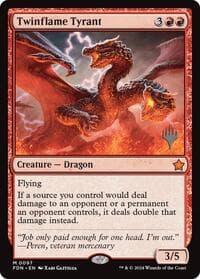 Twinflame Tyrant - Promo Pack: Edge of Eternities - Magic: The Gathering card