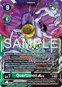 Quartzmon ACE - Sinister Order - Digimon Card Game card