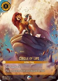 Circle of Life (Enchanted) - Fabled - Disney Lorcana card