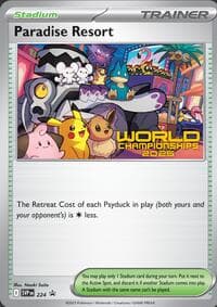 Paradise Resort - 224 (World Championships 2025) - SV: Scarlet & Violet Promo Cards - Pokemon card