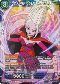 Dr. Arinsu, Science Ambitious - Prismatic Clash - Dragon Ball Super: Masters card